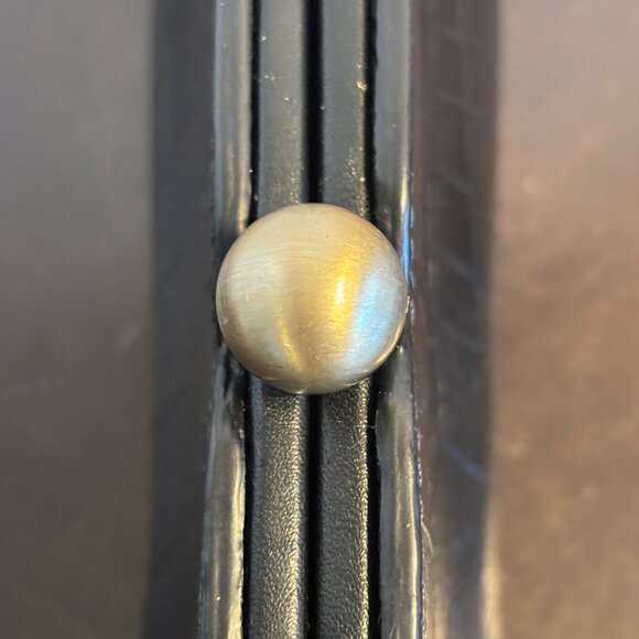 Y2K Harolds Black Genuine Leather Croc-Embossed Clutch Wallet With Coin Closure - Picture 2 of 15